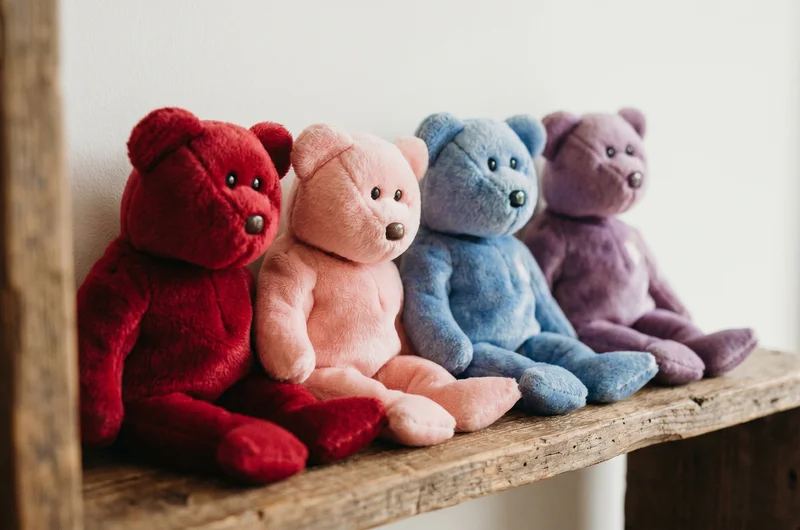 Classic Ty beanie baby bears collection UK — colourful soft plush toys for babies and toddlers